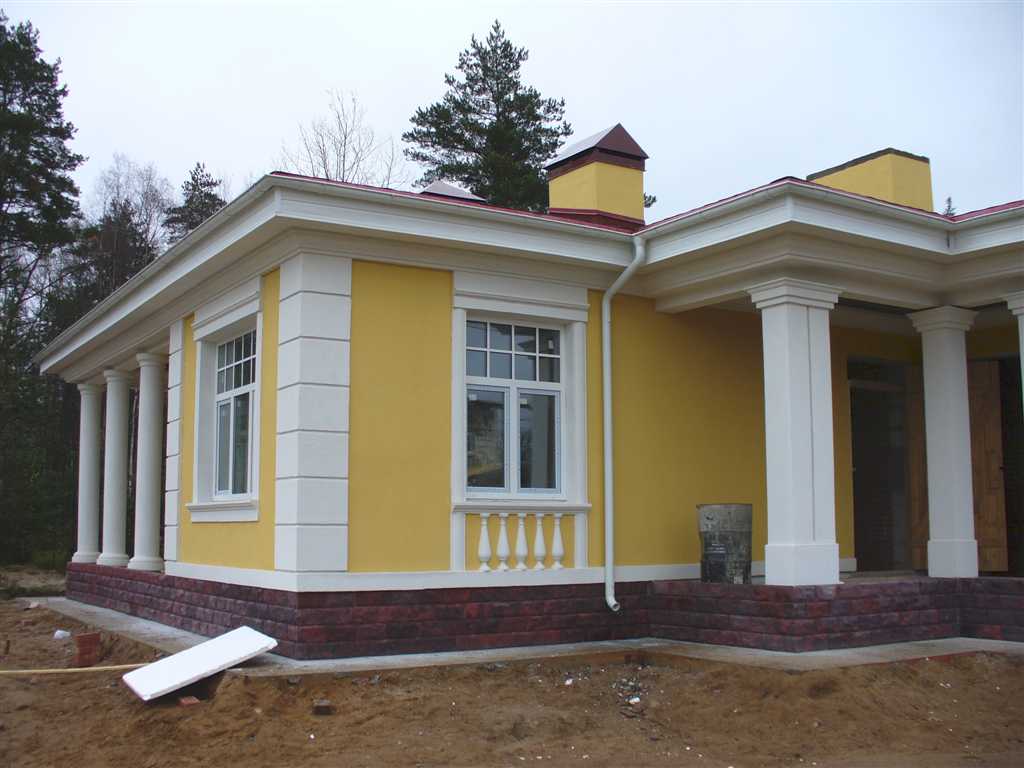 Декоративная штукатурка для фасадных работ 