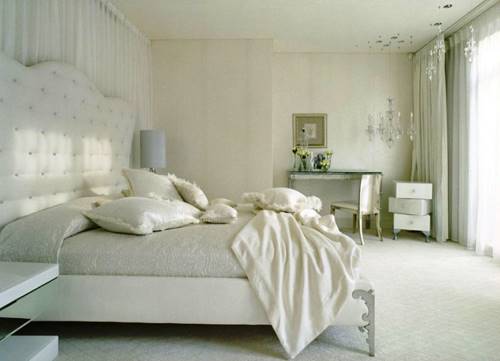 Способы оформления спальни в белом цвете
